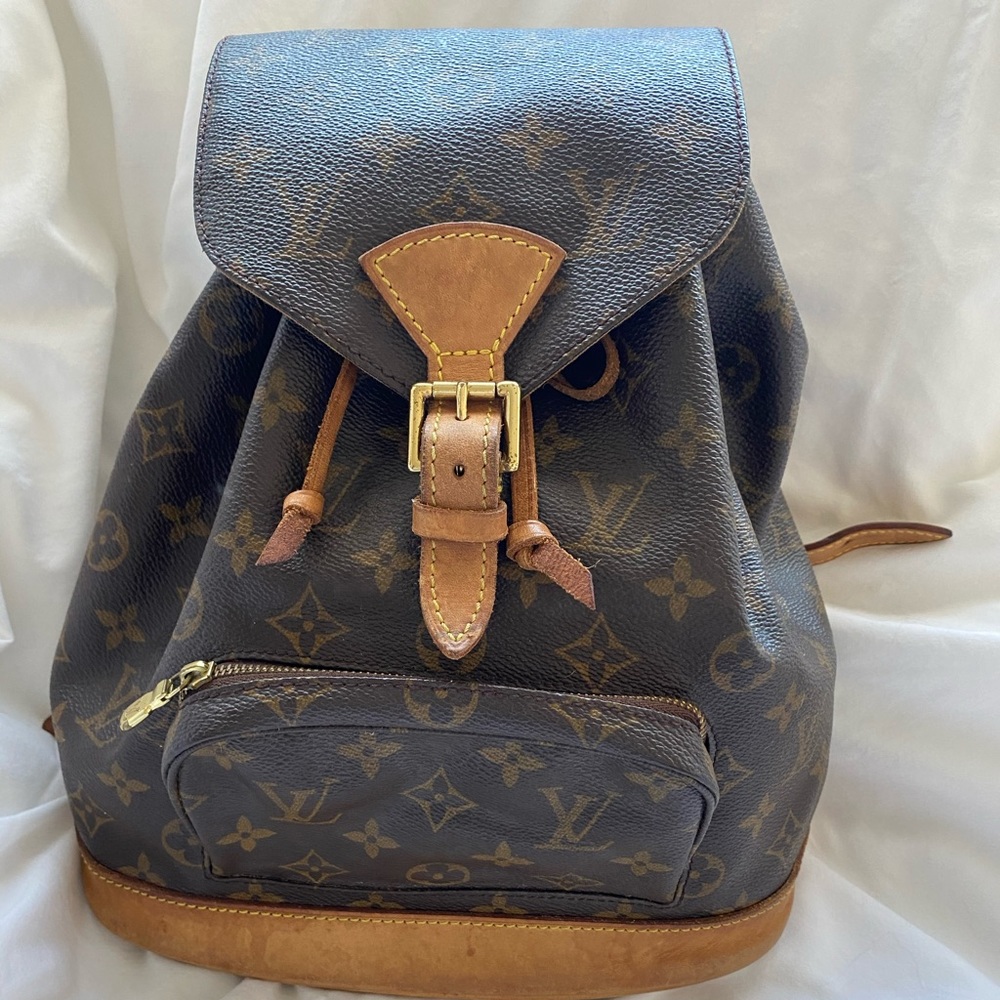 Authentic Louis Vuitton Montsouris MM Backpack